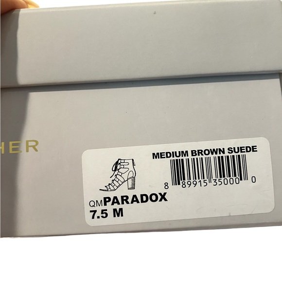 Marc Fisher Paradox Brown Suede Sandals🆕 - Picture 8 of 8